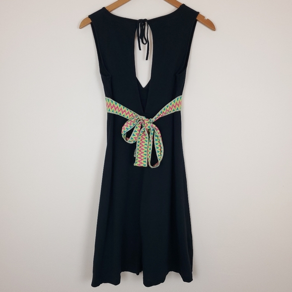 Free People Sleeveless Dress with Crocheted Style Belt - Picture 4 of 5